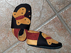 Schmetterling gelb-blau